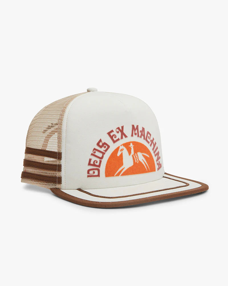 Deus Ex Machina Camperdown Address Mesh Back Trucker Cap - Black