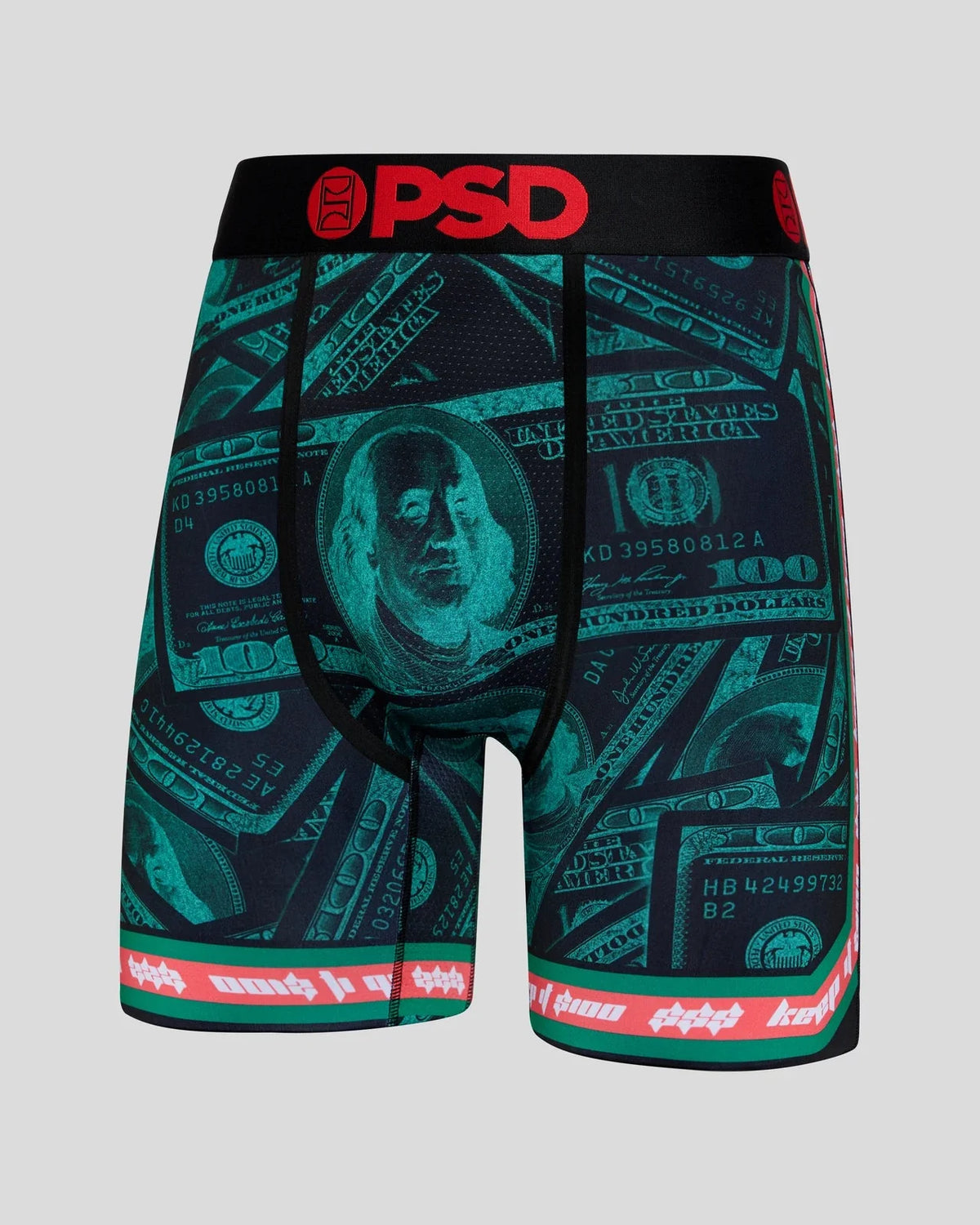 PSD Underwear Men's Playboy Wild Stripe Boxer Brief Yellow