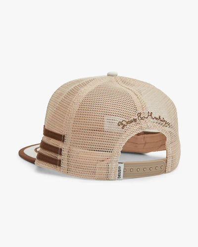 Deus Ex Machina Camperdown Address Mesh Back Trucker Cap - Black